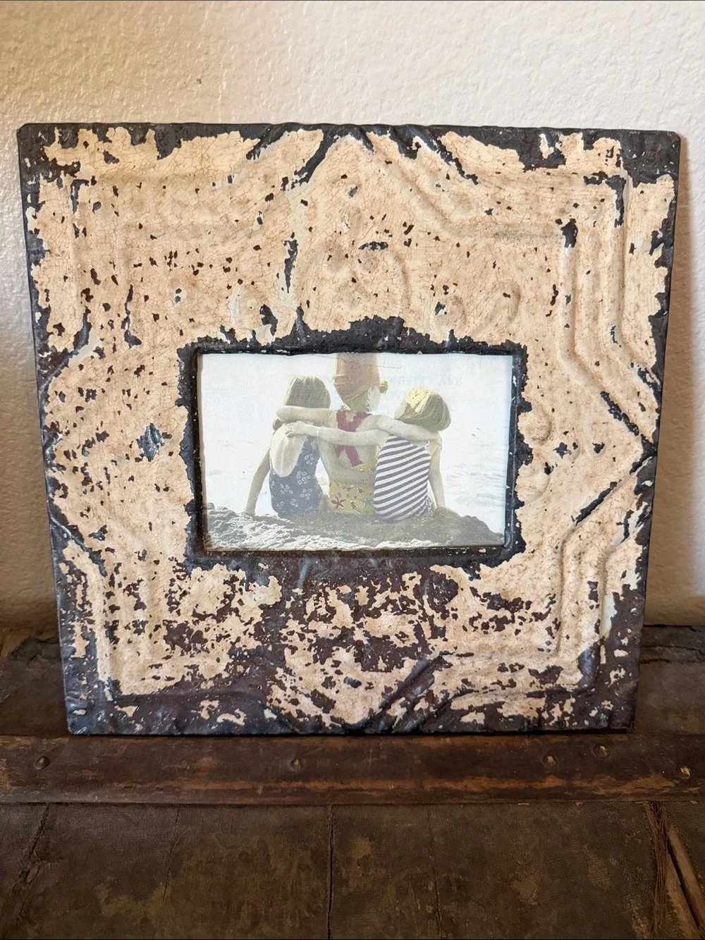Architectural Tin 4x6 Photo Frames (Set of 2)